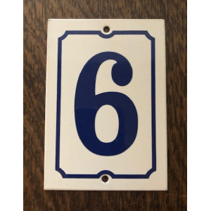 House Number - Portrait - No 6 - Ex Display
