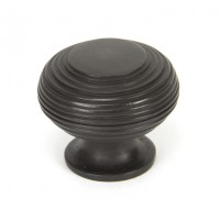 Aged Bronze -  Beehive Cabinet/Cupboard Knob - 40mm - Anvil 90338