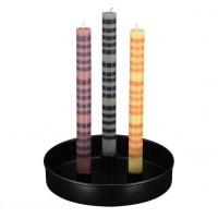 Small Round Candle Platter – 3 Colourways