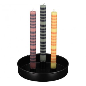 Small Round Candle Platter – 3 Colourways
