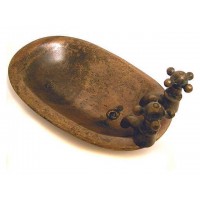 Soap Dish - Bath - Antique Brass