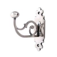 Classic Robe Hook - Antique Silver Plate