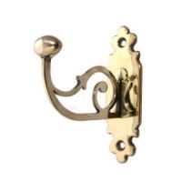 Classic Robe Hook - Polished Brass