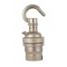 Period Metal Bulb Holder with Hook - Bayonet - Available in 4 Finishes