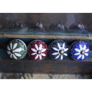 Suri - Ceramic Cupboard knob - 4 Colours Available