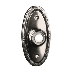 Traditional Oval - Lighted Bell Push - Brushed Nickel