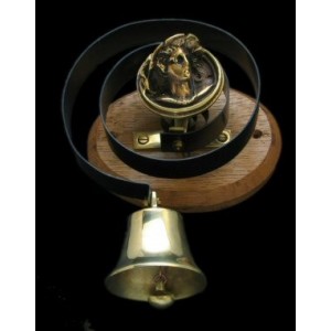 Butler's Bell - Brass - Lady