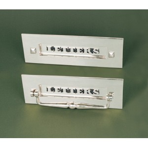 Classic Letterplate - Without Clapper - Polished Nickel