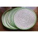 Braided Place Mats - Natural & Lime - Set/6