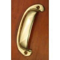 Drawer Pull - Cast Brass - 2 Hole