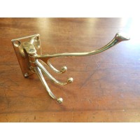 Folding Hook - Polished Brass OR Antique Brass