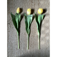 Artificial Tulip - Yellow - 3 Styles